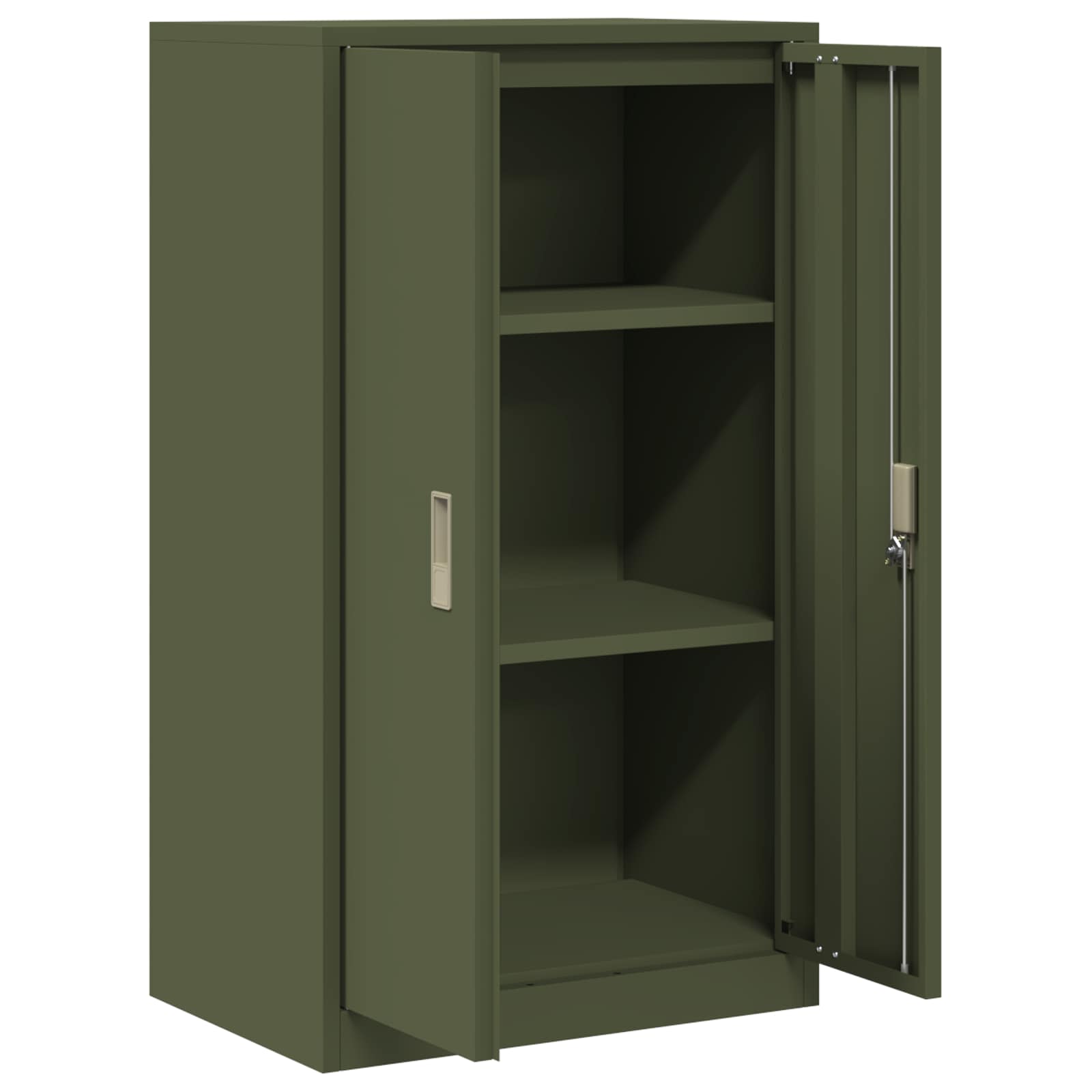 Storage Cabinet Olive Green 60 x 40 x 105 cm Cold-Rolled Steel