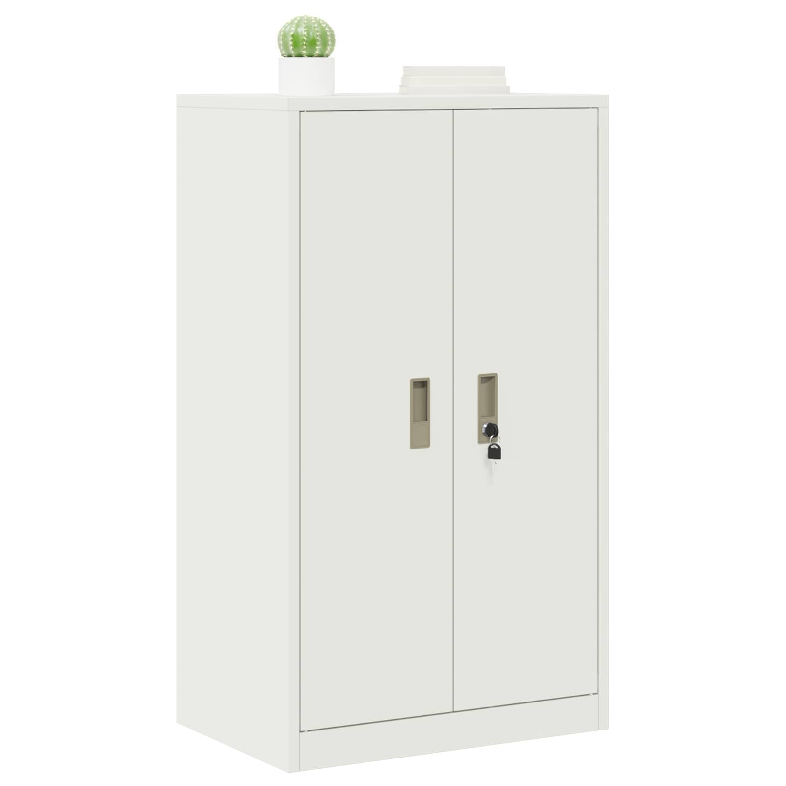 Storage Cabinet White 60 x 40 x 105 cm Cold-Rolled Steel