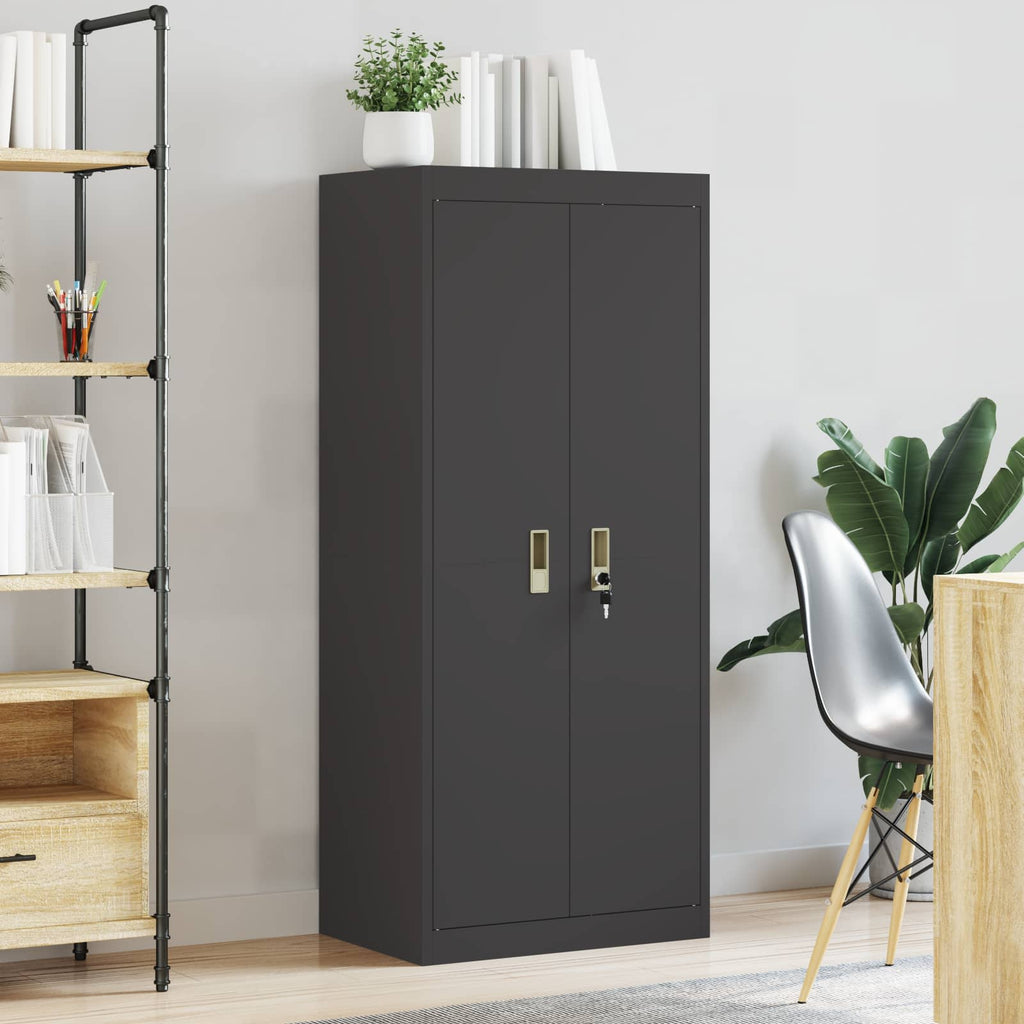 Storage Cabinet Black 60 x 40 x 140 cm Cold-Rolled Steel