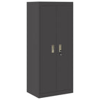 Storage Cabinet Black 60 x 40 x 140 cm Cold-Rolled Steel