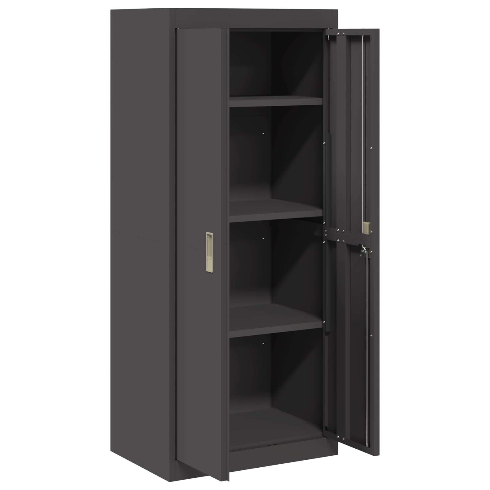 Storage Cabinet Black 60 x 40 x 140 cm Cold-Rolled Steel