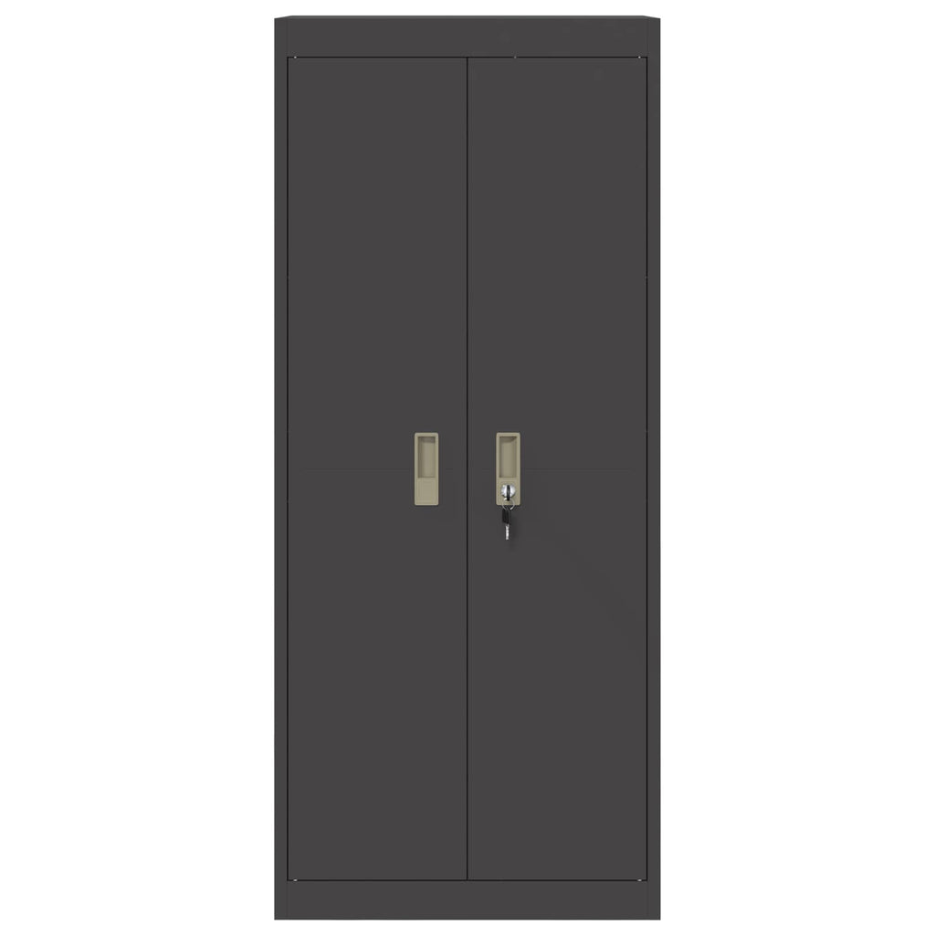 Storage Cabinet Black 60 x 40 x 140 cm Cold-Rolled Steel