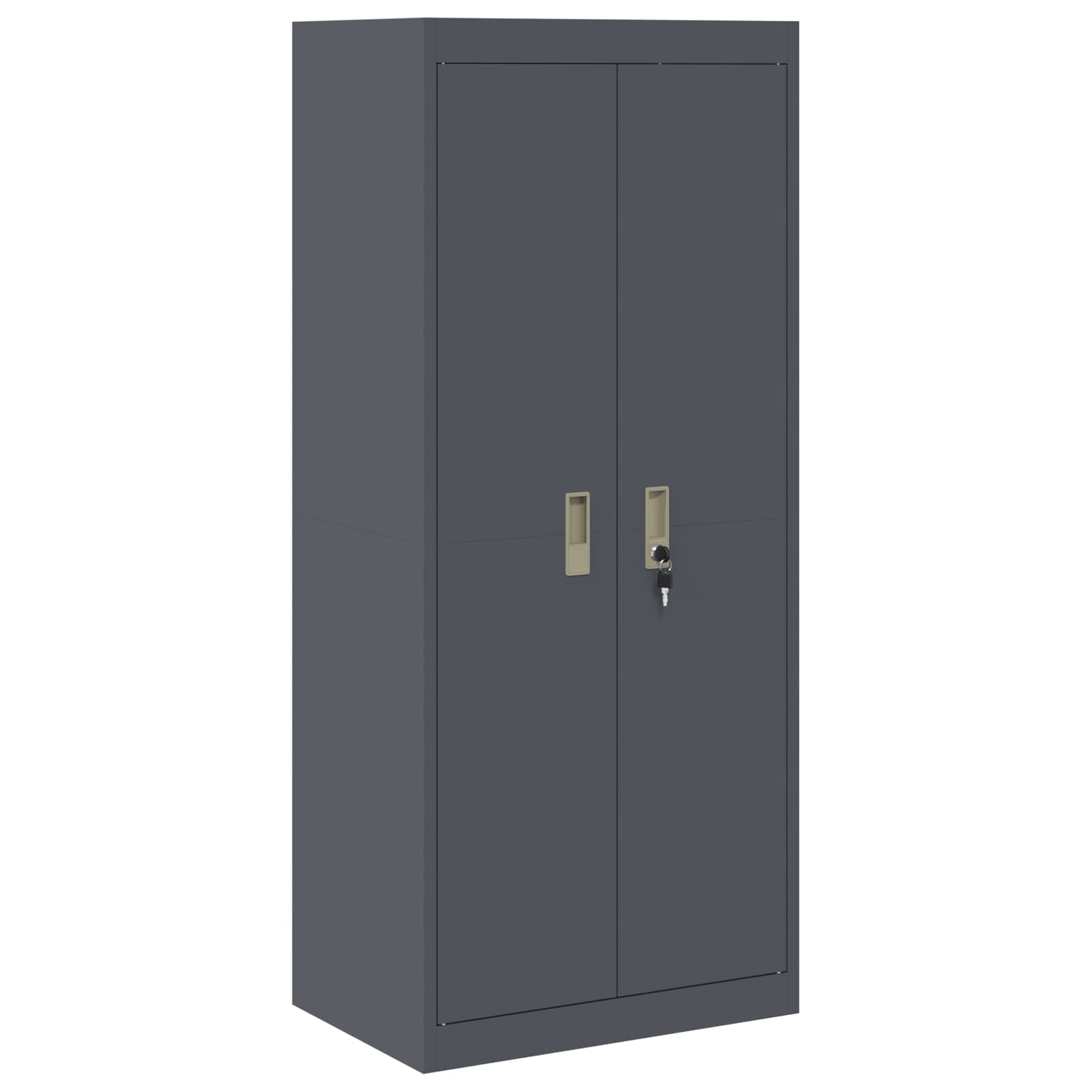 Storage Cabinet Anthracite 60 x 40 x 140 cm Cold-Rolled Steel