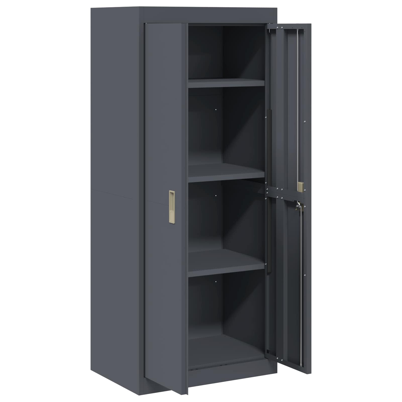 Storage Cabinet Anthracite 60 x 40 x 140 cm Cold-Rolled Steel