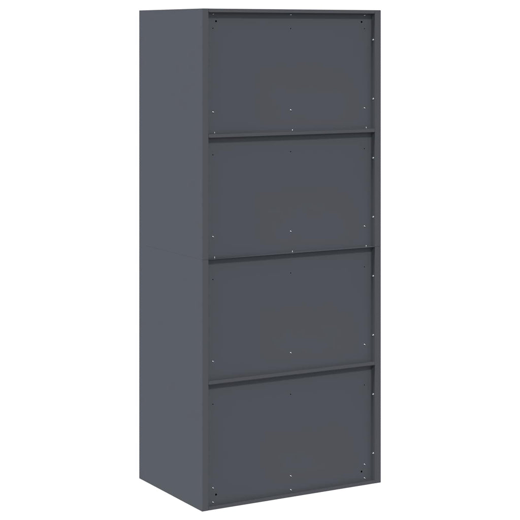 Storage Cabinet Anthracite 60 x 40 x 140 cm Cold-Rolled Steel
