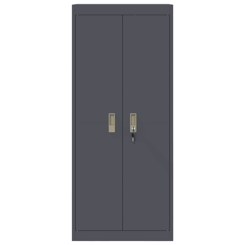 Storage Cabinet Anthracite 60 x 40 x 140 cm Cold-Rolled Steel
