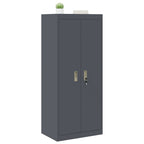 Storage Cabinet Anthracite 60 x 40 x 140 cm Cold-Rolled Steel