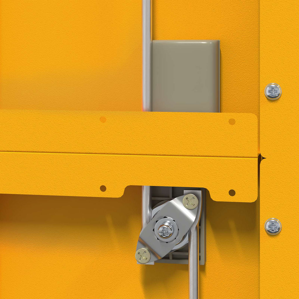 Storage Cabinet with Storage Mustard Yellow 60 x 40 x 140 cm