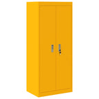 Storage Cabinet with Storage Mustard Yellow 60 x 40 x 140 cm