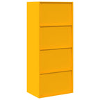 Storage Cabinet with Storage Mustard Yellow 60 x 40 x 140 cm