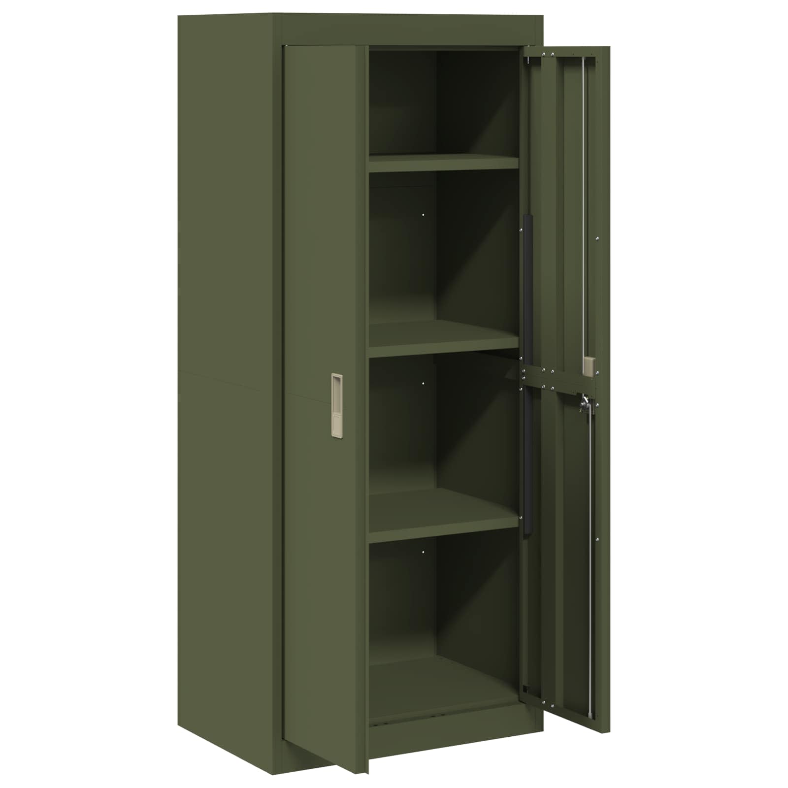Storage Cabinet Olive Green 60 x 40 x 140 cm Cold-Rolled Steel