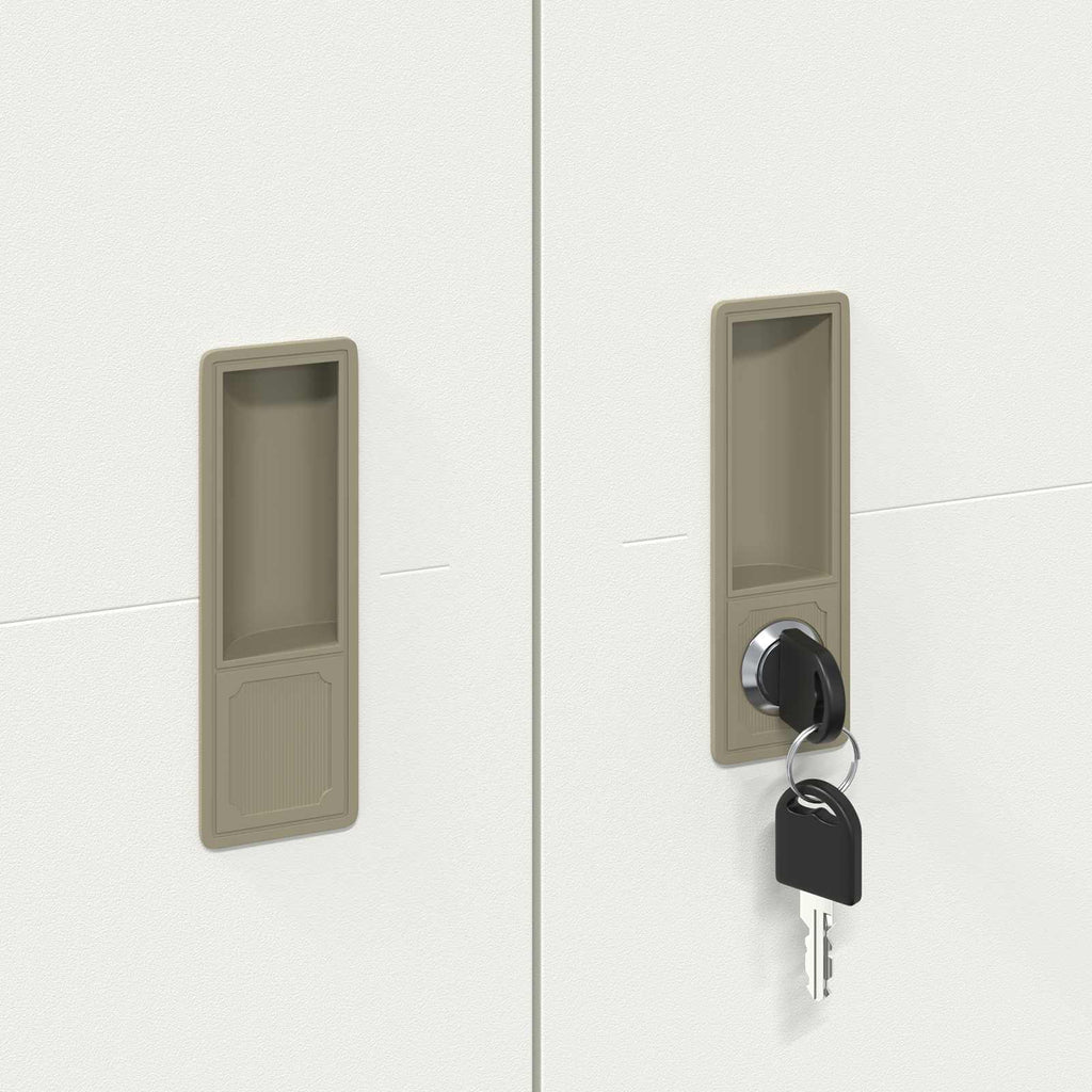 Storage Cabinet White 60 x 40 x 140 cm Cold-Rolled Steel