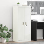 Storage Cabinet White 60 x 40 x 140 cm Cold-Rolled Steel