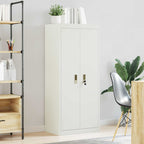 Storage Cabinet White 60 x 40 x 140 cm Cold-Rolled Steel