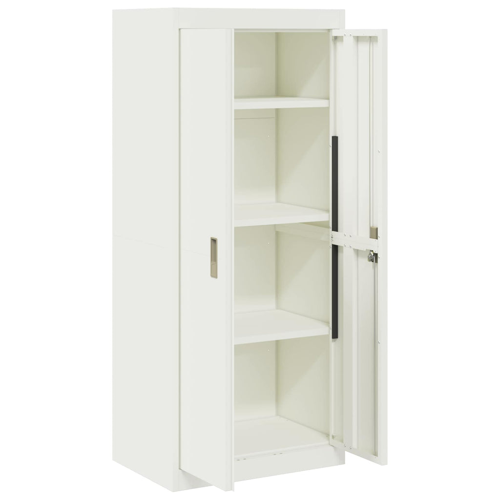 Storage Cabinet White 60 x 40 x 140 cm Cold-Rolled Steel