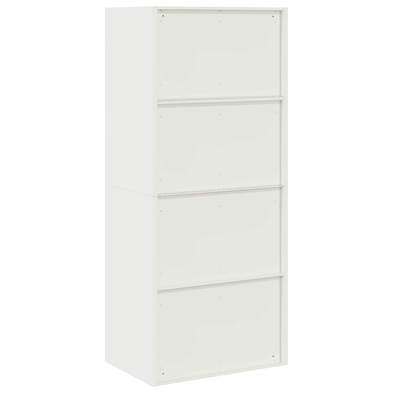 Storage Cabinet White 60 x 40 x 140 cm Cold-Rolled Steel