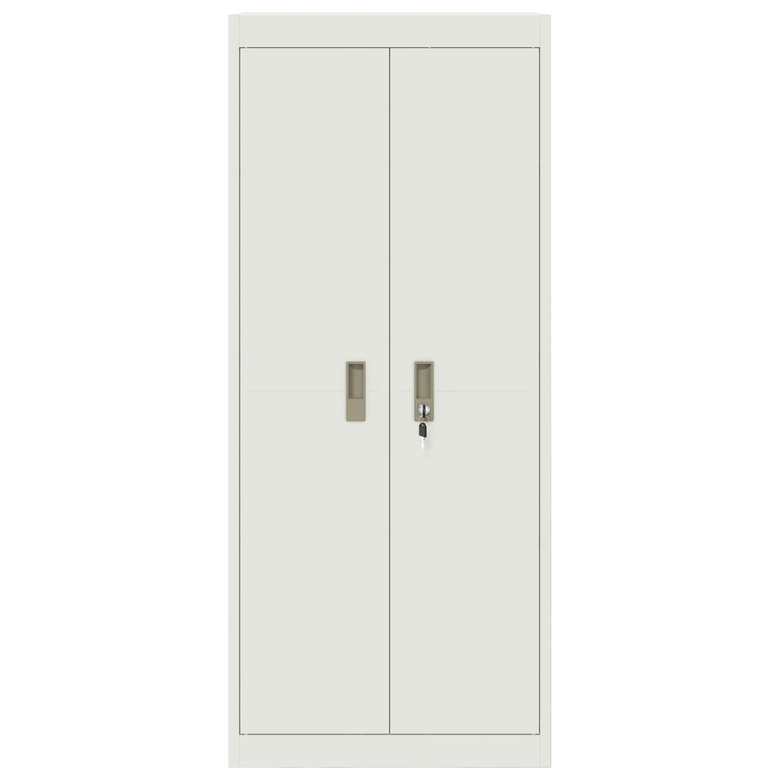 Storage Cabinet White 60 x 40 x 140 cm Cold-Rolled Steel