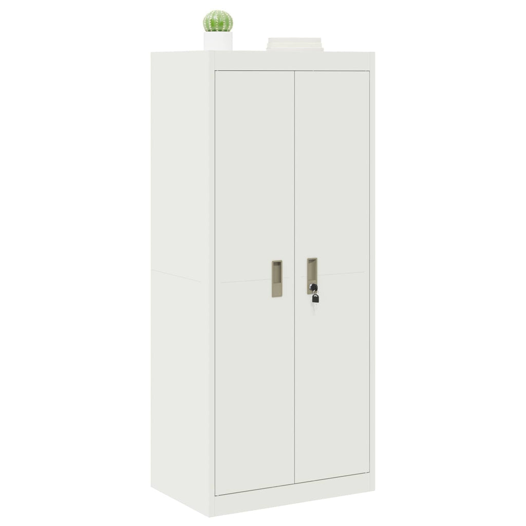 Storage Cabinet White 60 x 40 x 140 cm Cold-Rolled Steel