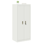 Storage Cabinet White 60 x 40 x 140 cm Cold-Rolled Steel