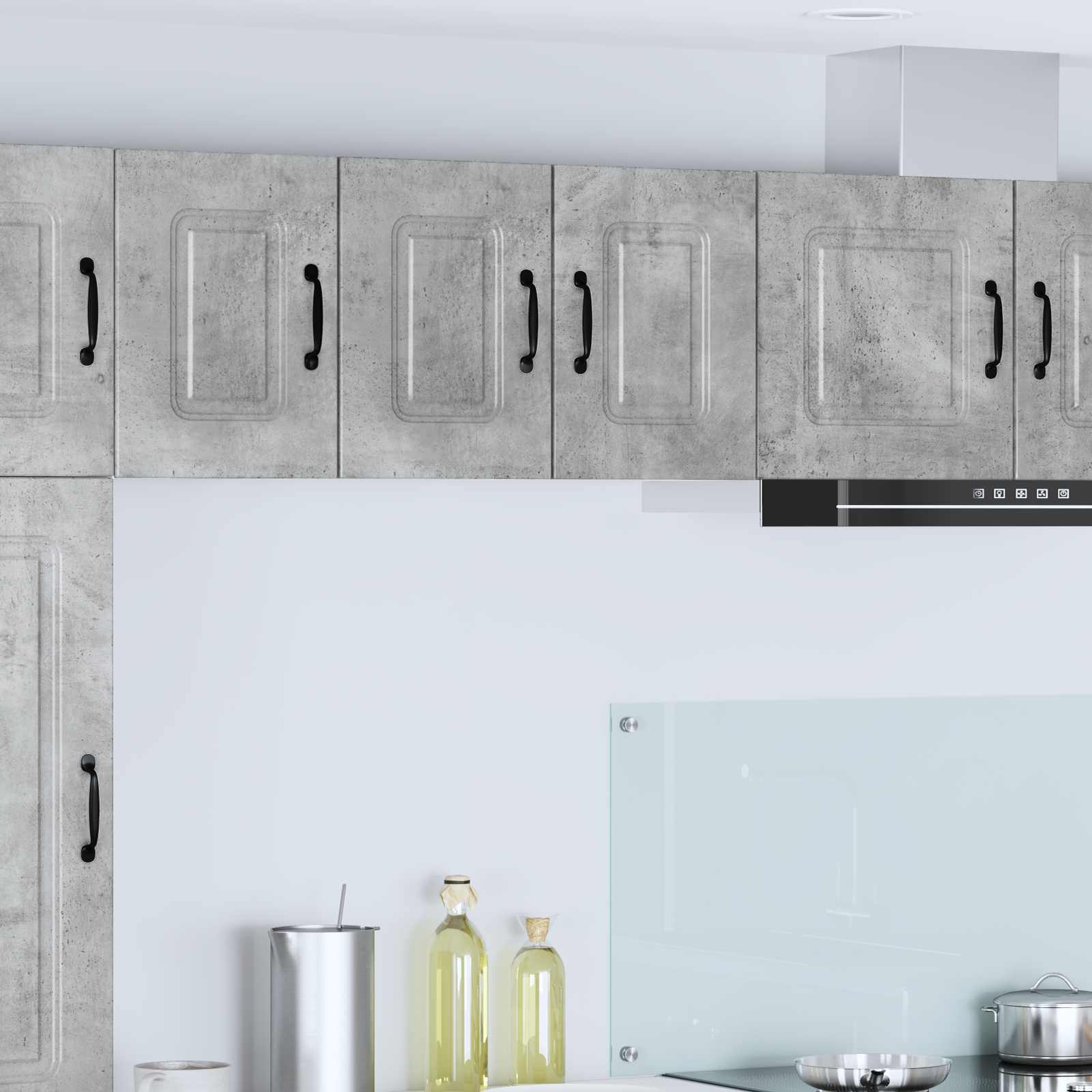 Kitchen Cabinet Kalmar 2 pcs Concrete Grey 30 x 31 x 40 cm