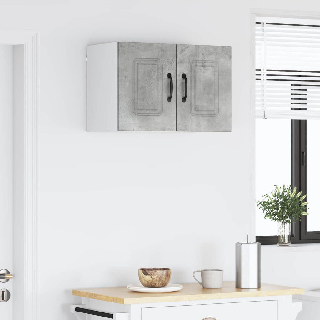 Kitchen Cabinet Kalmar 2 pcs Concrete Grey 30 x 31 x 40 cm