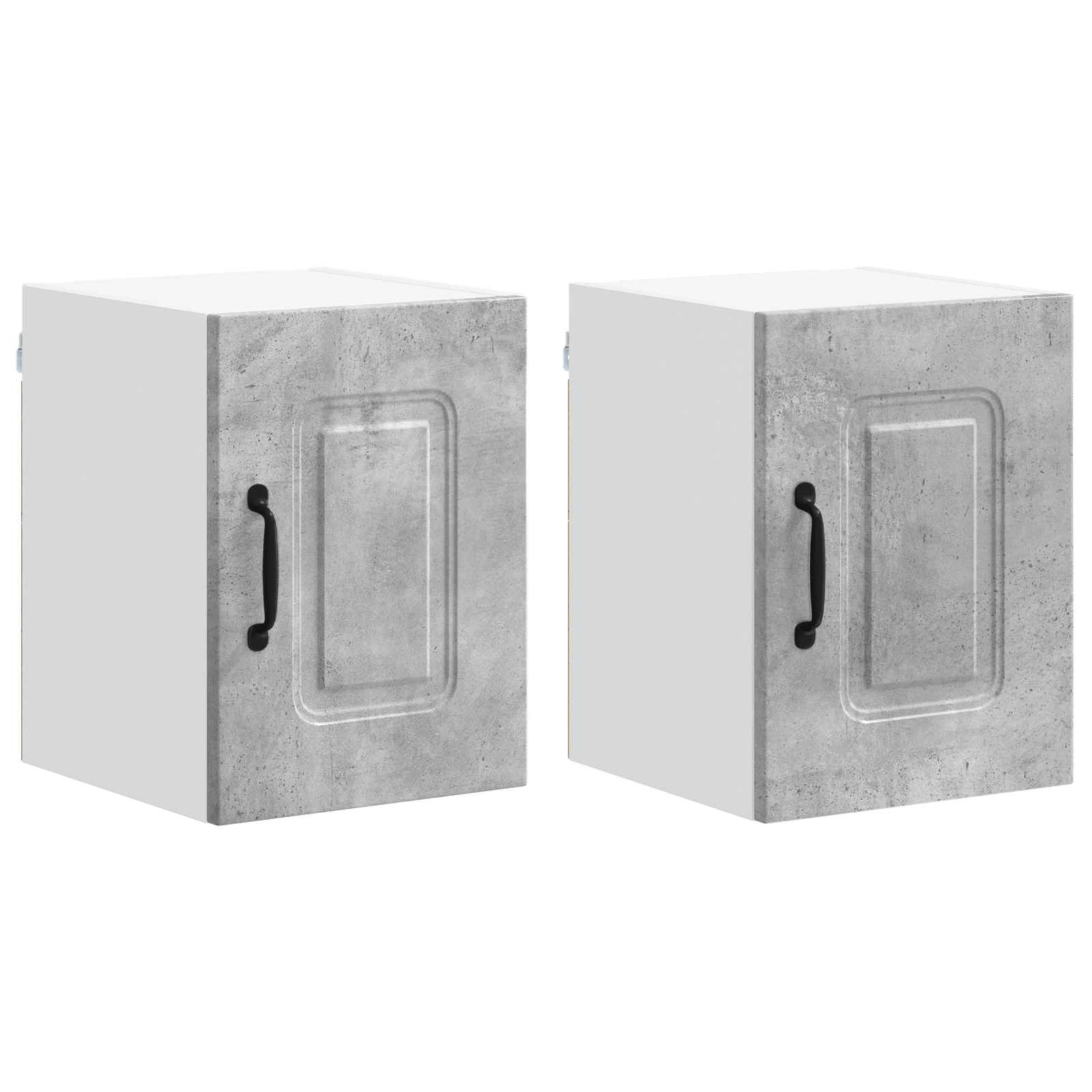 Kitchen Cabinet Kalmar 2 pcs Concrete Grey 30 x 31 x 40 cm