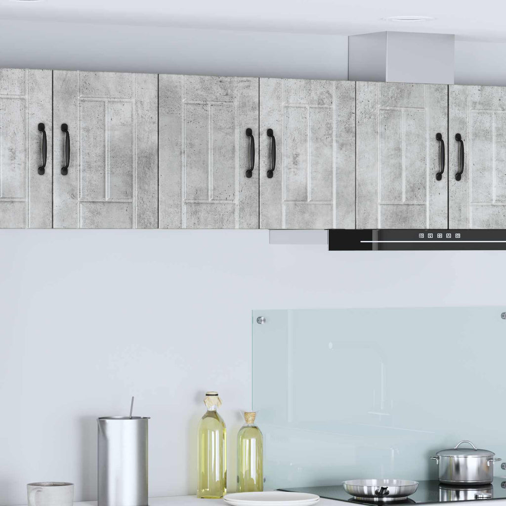 Kitchen Cabinet 2 pcs Concrete Grey 30 x 31 x 40 cm