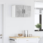 Kitchen Cabinet 2 pcs Concrete Grey 30 x 31 x 40 cm