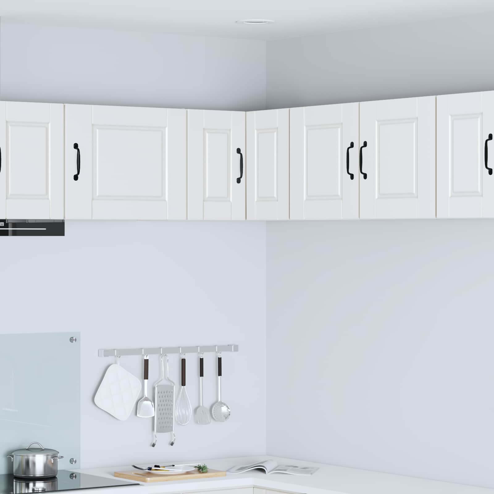 Kitchen Cabinet with Door White 57 x 57 x 40 cm Engineered Wood