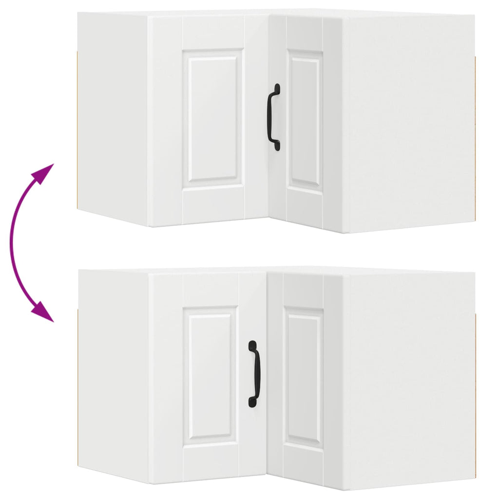 Kitchen Cabinet with Door White 57 x 57 x 40 cm Engineered Wood