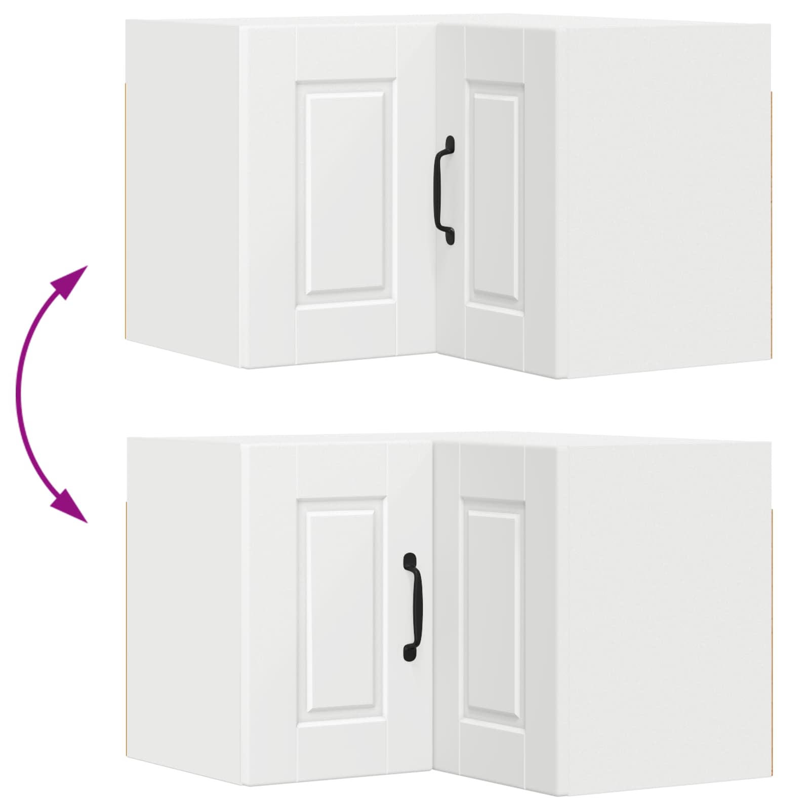 Kitchen Cabinet with Door White 57 x 57 x 40 cm Engineered Wood