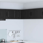 Kitchen Cabinet with Door Black 57 x 57 x 40 cm Engineered Wood