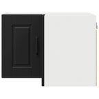 Kitchen Cabinet with Door Black 57 x 57 x 40 cm Engineered Wood