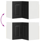 Kitchen Cabinet with Door Black 57 x 57 x 40 cm Engineered Wood