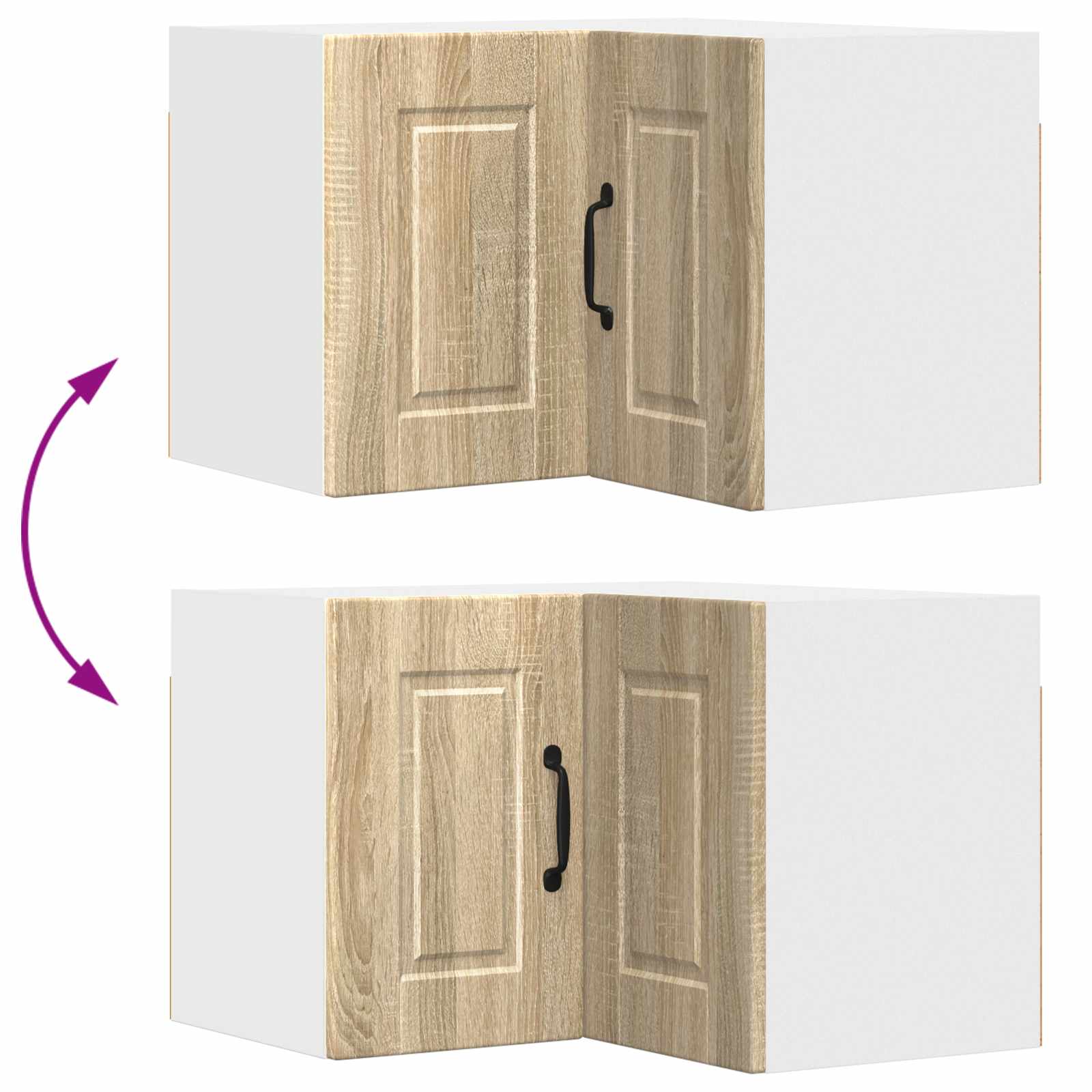 Kitchen Cabinet Sonoma Oak 57 x 57 x 40 cm Engineered Wood