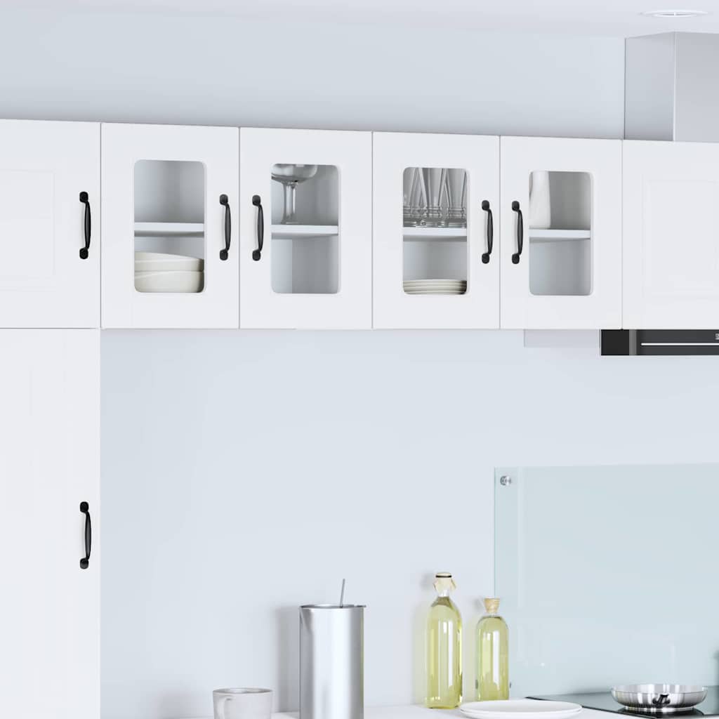 Kitchen Cabinet 2 pcs White 60 x 31 x 40 cm Engineered Wood
