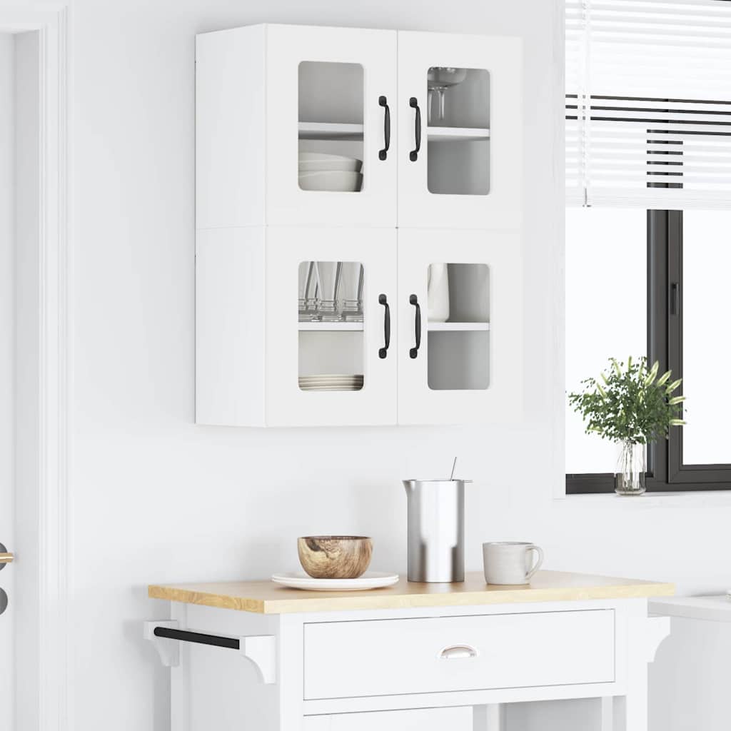 Kitchen Cabinet 2 pcs White 60 x 31 x 40 cm Engineered Wood