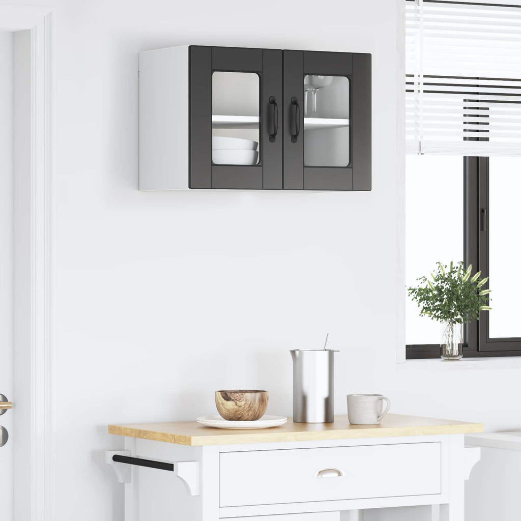 Kitchen Cabinet with Door Black 60 x 31 x 40 cm Engineered Wood