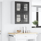 Kitchen Cabinet 2 pcs Black 60 x 31 x 40 cm Engineered Wood