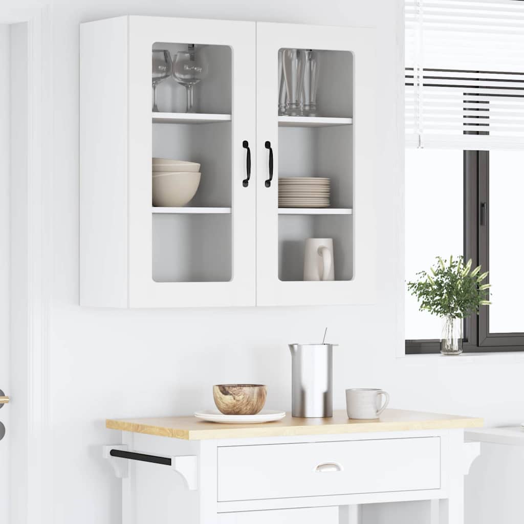 Kitchen Cabinet 2 pcs White 40 x 31 x 80 cm Engineered Wood