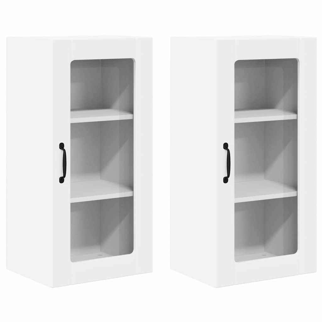 Kitchen Cabinet 2 pcs White 40 x 31 x 80 cm Engineered Wood