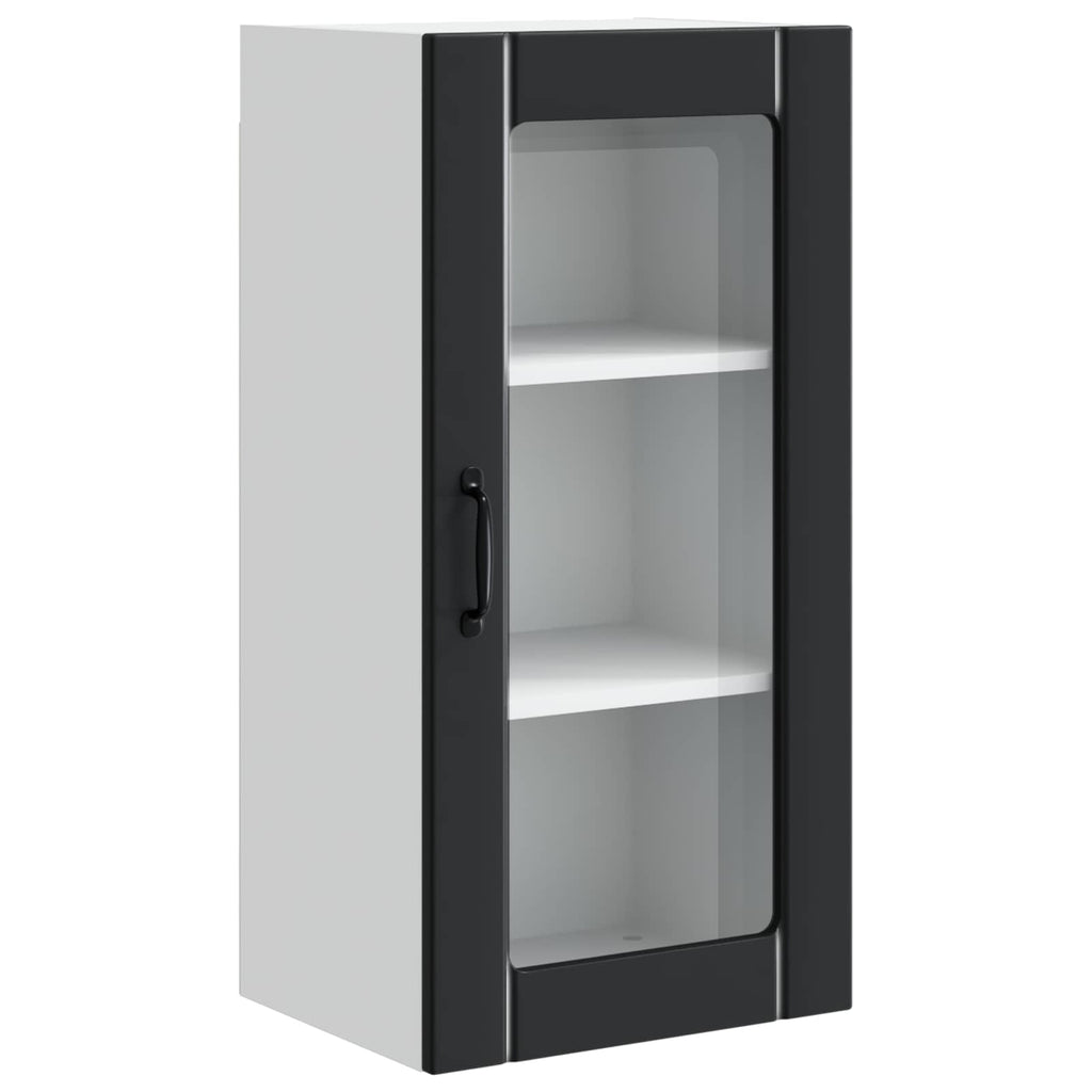 Kitchen Cabinet with Door Black 40 x 31 x 80 cm Engineered Wood