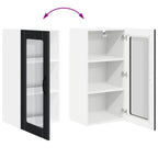 Kitchen Cabinet with Door Black 40 x 31 x 80 cm Engineered Wood