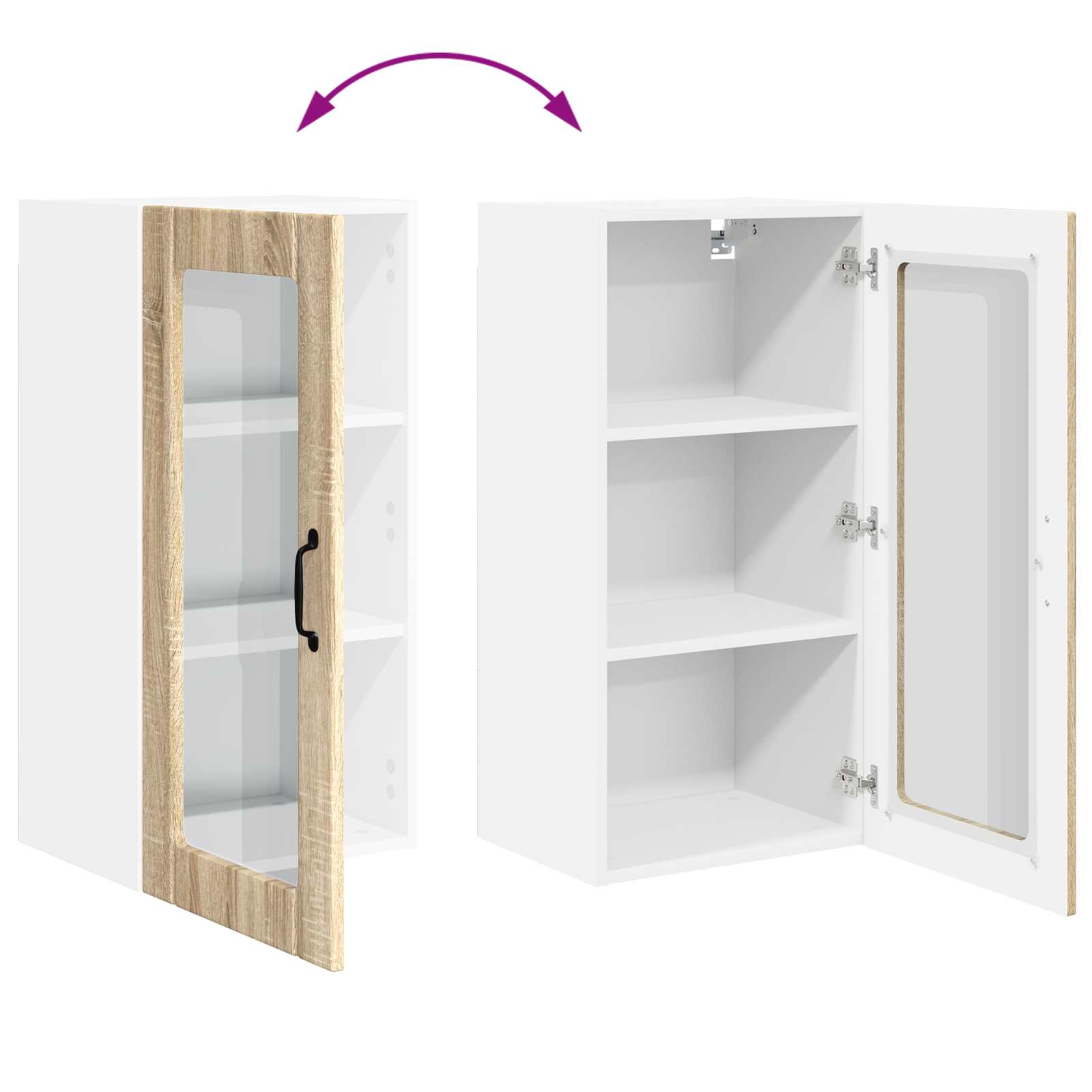 Kitchen Cabinet Sonoma Oak 40 x 31 x 80 cm Engineered Wood