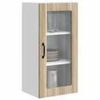 Kitchen Cabinet with Shelf 2 pcs Sonoma Oak 40 x 31 x 80 cm