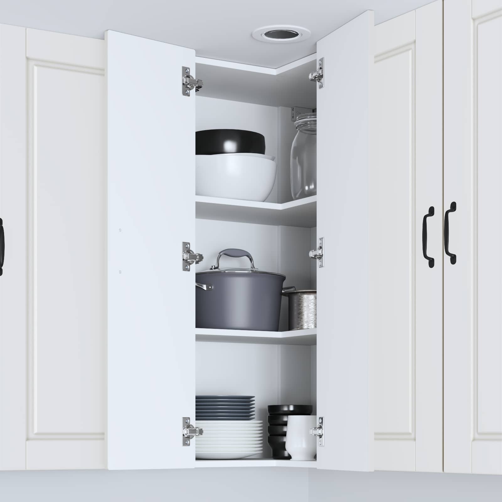 Kitchen Cabinet White 57 x 57 x 100 cm Engineered Wood