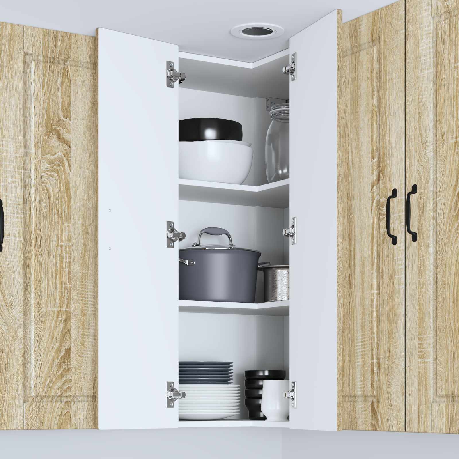 Kitchen Cabinet Sonoma Oak 57 x 57 x 100 cm Engineered Wood