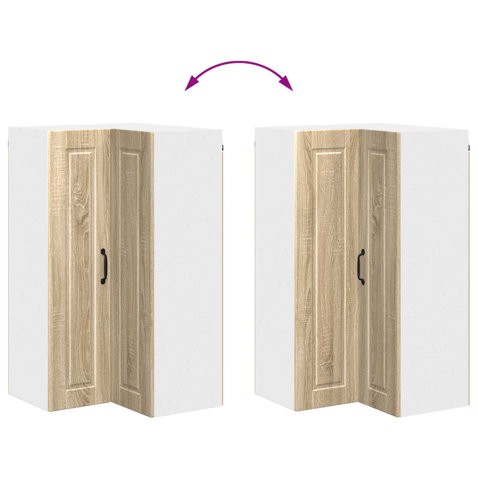 Kitchen Cabinet Sonoma Oak 57 x 57 x 100 cm Engineered Wood