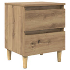 Bed Cabinet Artisan Oak 40 x 35 x 50 cm Engineered Wood
