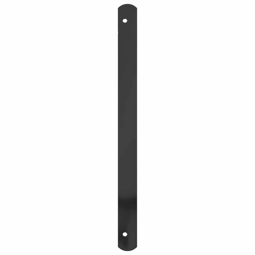 Window Grille Black 75.5 x 45 cm Powder-Coated Steel